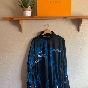 Urban Blue Adidas Windbreaker